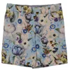 Burberry Kids All-over Floral Print Linen Tailored Shorts In Beige