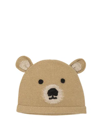 BURBERRY BURBERRY KIDS BEAR KNIT BEANIE