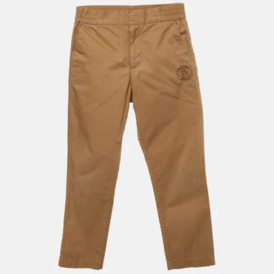Pre-owned Burberry Kids Brown Cotton Pants 8yrs