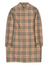 Burberry Cappotto House-check Reversibile In Grey