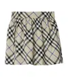 Burberry Kids' Check Cotton Skirt In Multicolor