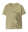 Burberry Kids Khaki Ekd T-shirt In Neutrals