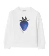 Burberry Strawberry-print Cotton Sweatshirt In White