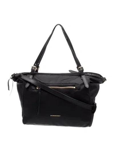 Pre-owned Burberry Babies' Kids Diaper Bag In Black