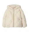 Burberry Childrens Ekd Padded Jacket In Neutrals