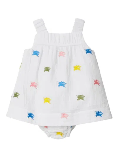 Burberry Babies'  Kids Dresses White