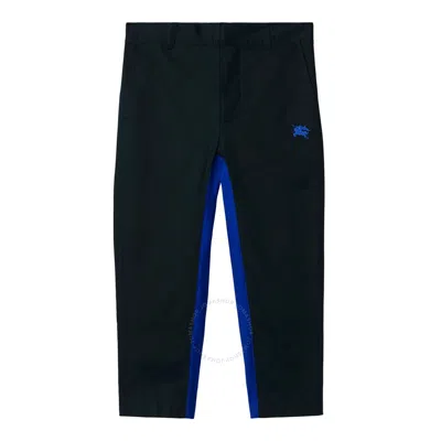 Burberry Kids Dryden Chino Trousers In Black