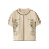 Burberry Kids Ekd Motif Short Sleeved Crewneck T-shirt