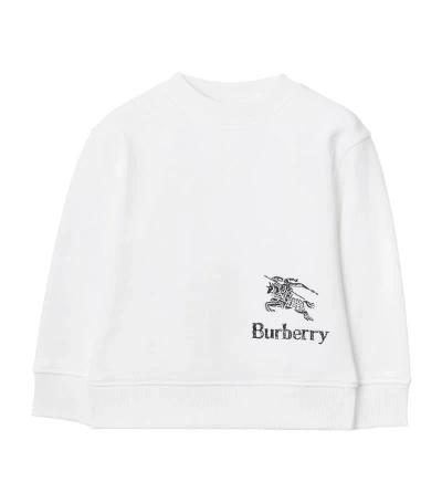 Burberry Kids' Ekd Sweatshirt (3-14 Years) In White