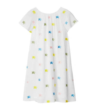 Burberry Kids' Embroidered Ekd Dress (3-14 Years) In White