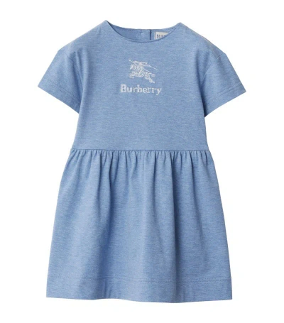 Burberry Baby Girl's & Little Girl's Equestrian Knight T-shirt Dress In Light Blue Melange