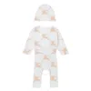 Burberry Kids Equestrian Knight Jumpsuit Set In White