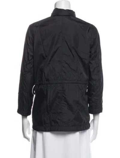 Pre-owned Burberry Kids Girls' Nylon Jacket In Black