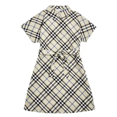 Burberry Kids Giulietta Check Shirt Dress In Multi