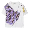 Burberry White Cotton T-shirt With Print In White