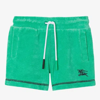 Burberry Kids Green Shorts