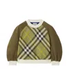 Burberry Kids Ingrid Check-print Sweatshirt