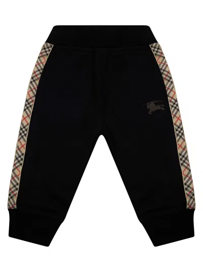 Burberry Kids Jackson Pants In Black