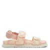 Burberry Kids Jamie Check Pattern Sandals In Orange