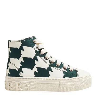 Burberry Kids Mini Jack Sneakers In White
