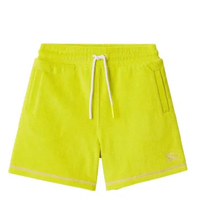 Burberry Kids Nixon Ekd Drawstring Shorts In Green