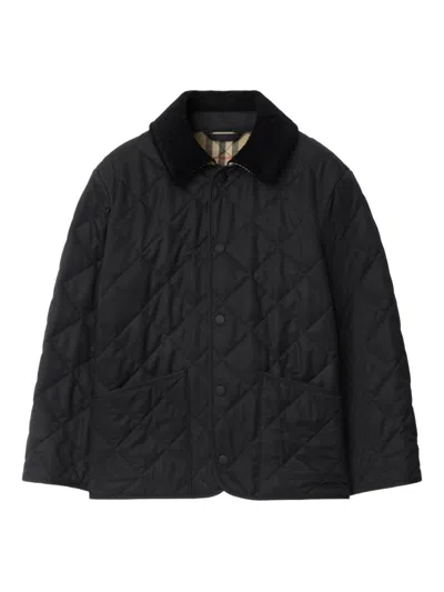 Burberry Kids Padded Jacket In Black