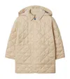 Burberry Kids Quilted Coat (3-14 Years) In Neutrals