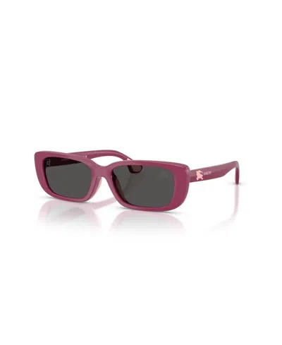 Burberry Kids Rectangle Sunglasses, Jb4006u In Purple