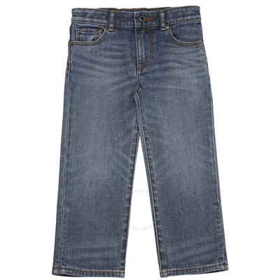 Burberry Kids Relaxed-fit Stretch Jeans In Blue