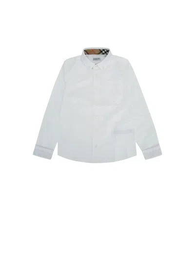 Burberry Kids Shirt In White