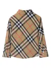 Burberry Kids Shirts Grey In Grey