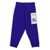 Burberry Kids Sidney Ekd Label Track Pants In Blue