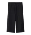 Burberry Ekd Straight-leg Trousers In Black
