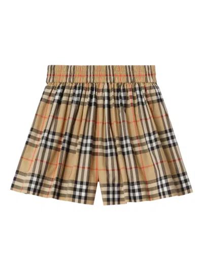 Burberry Kids Stylish Mini Boy's Skirt In Multi