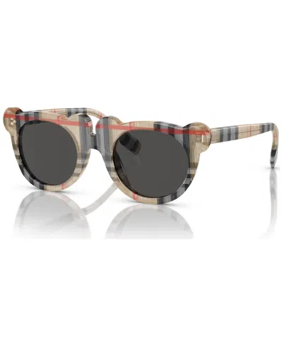 Burberry Kids' Sunglasses Jb4355 In Vintage Check