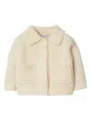 Burberry Chunky-knit Cardigan In White