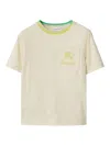 BURBERRY BURBERRY KIDS T-SHIRTS AND POLOS BEIGE