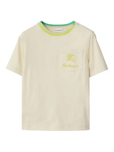 Burberry Kids T-shirts And Polos Beige