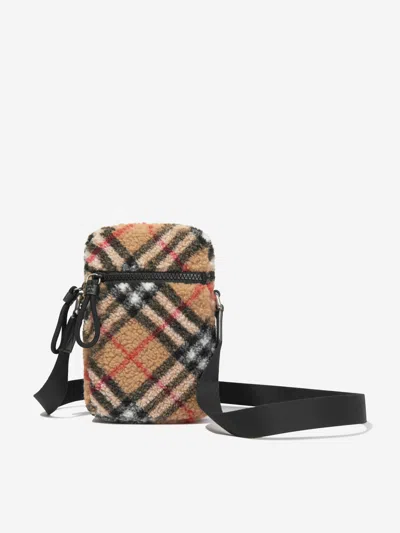 Burberry Babies' Kids Vertical Crossbody Bag In Brown