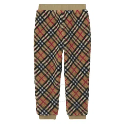 Burberry Kids Vintage Check Joggers In Multi