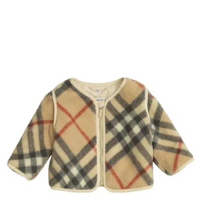 Burberry Kids Vintage Check Zip-up Jacket In Multi
