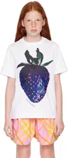 Burberry Strawberry-print Cotton T-shirt In White