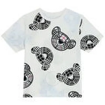 Burberry Kids White Thomas Bear T-shirt