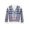 Burberry Kids Yasmina Check Pattern Cardigan