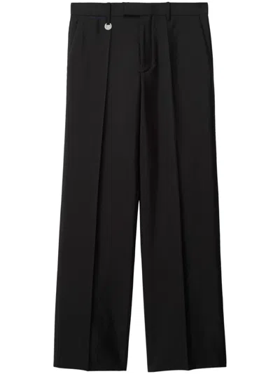 Burberry Black Straight-leg Tailored Trousers