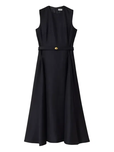 Burberry Kleid Mit Karomuster In Black