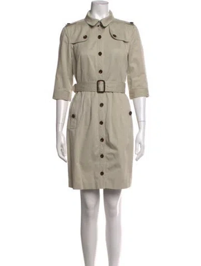 Pre-owned Burberry Knee-length Dress In Neutrals