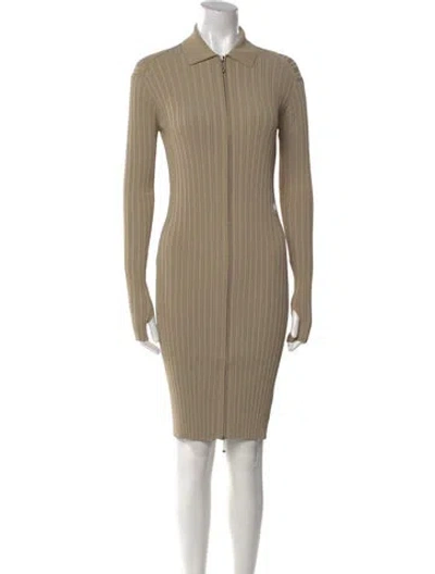 Pre-owned Burberry Knee-length Dress W/ Tags In Neutral