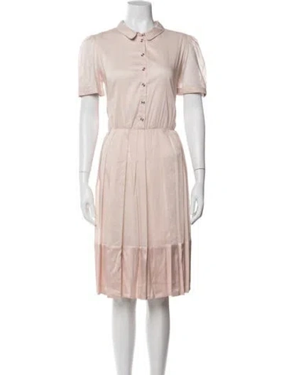 Pre-owned Burberry Knee-length Dress W/ Tags In Pink