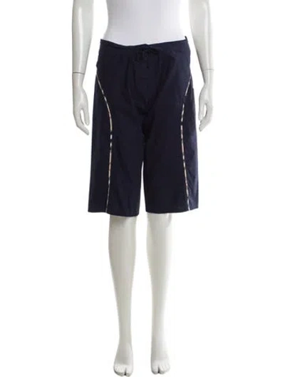 Pre-owned Burberry Knee-length Shorts In Blue